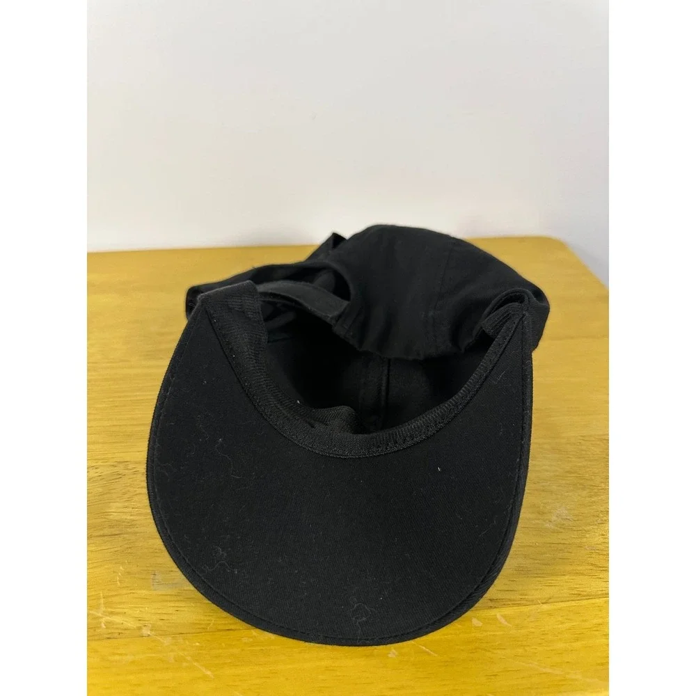 MIXIT Hat Womens One Size #GLAMGOALS Embroidered Black Baseball Cap Adjustable